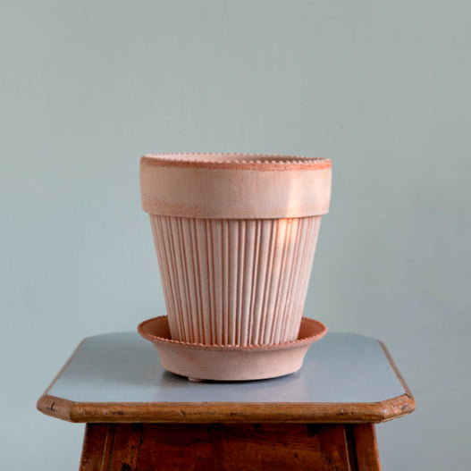 Simona ruukku ja aluslautanen Bergs Potter