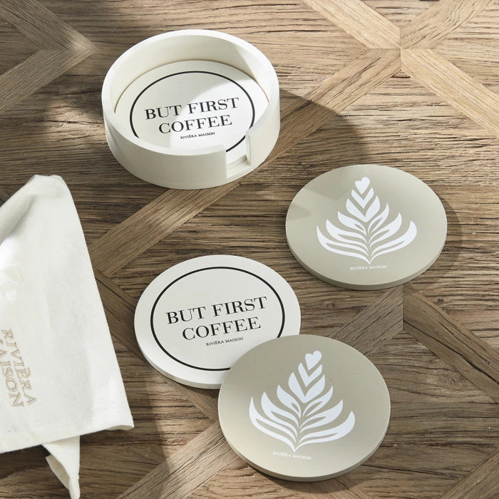 Lasinaluset BUT FIRST COFFEE Riviera Maison