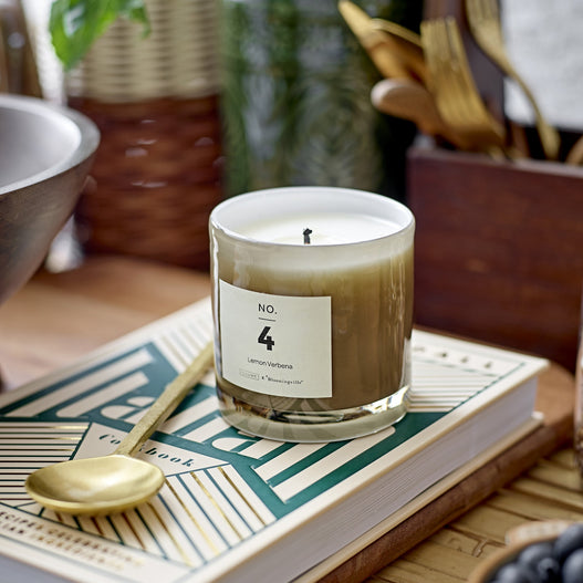 No.4 Lemon Verbena Scent tuoksukynttilä Bloomingville