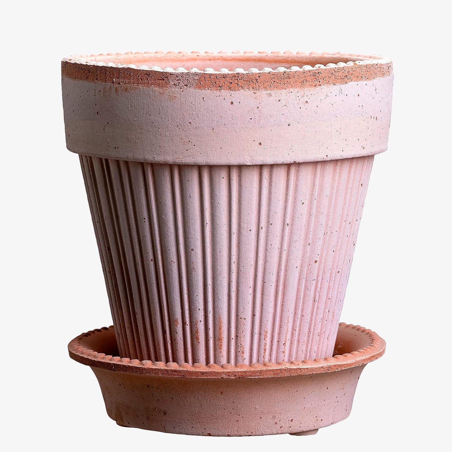 Simona pot and saucer Bergs Potter