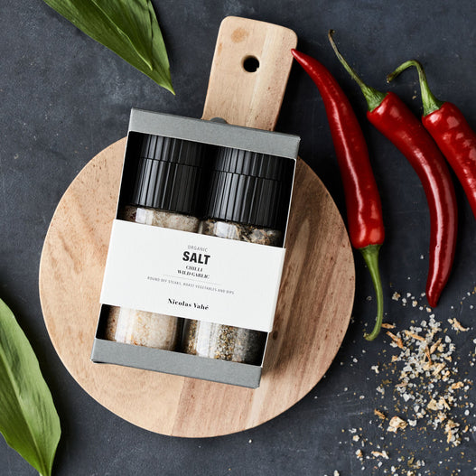 Gift box, chilli&amp;wild garlic salt Nicolas Vahe