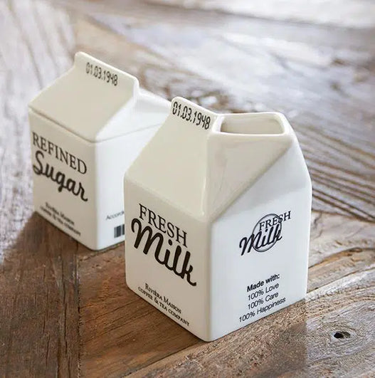 Creamer Carton Jar Milk Riviera Maison