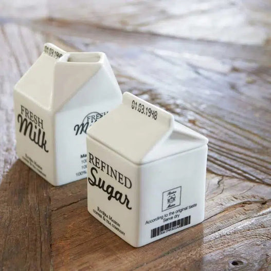 Sugar bowl Carton Jar Milk Riviera Maison