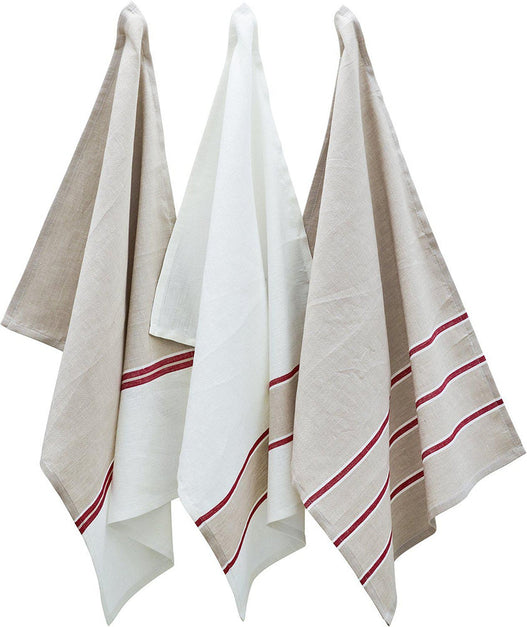 Caisa kitchen towel 3P linen