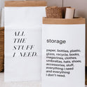 Paper Bag Storage AmandaB