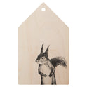 Cutting board squirrel, Miiko