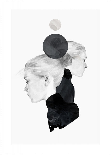 Black Marble poster by Anna Bülow